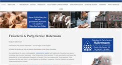 Desktop Screenshot of fleischerei-habermann.de